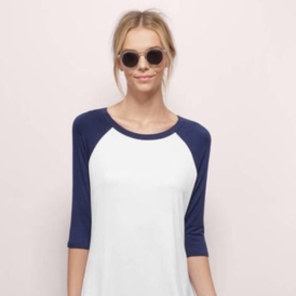 Tobi Classic Baseball Tee (XS/S/M)